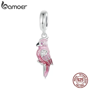 Bamoer Mặt Dây Chuyền Hình Con Vẹt Bằng Bạc 925