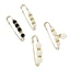 Ghim Cài Áo Hình Hoa Đính Ngọc Trai Nhân Tạo Thời Trang 5.8cm ( 1 cái )