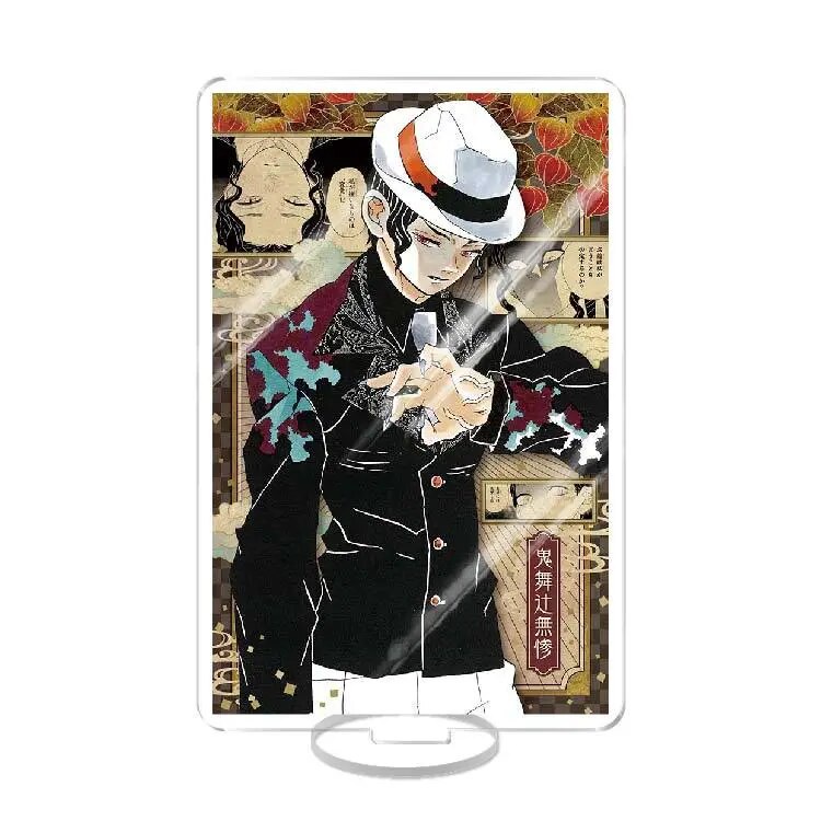 Mô hình Standee Demon Slayer Kimetsu No Yaiba hjk Tanjirou Nezuko Kochou Shinobu Phụ kiện trang trí để bàn góc học tập