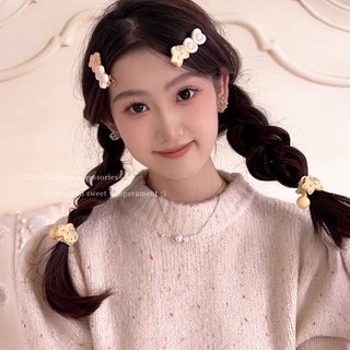 MEOWU Kẹp Tóc Cột Tóc Ngôi Sao Vàng Mặt Cười Dễ Thương Giành Cho Nữ