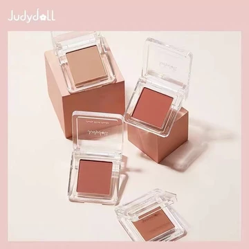 Judydoll ❈ ❈ ❈ ❈ 🍎 🍎 Màu hồng đơn sắc Trang điểm khỏa thân Phấn má hồng tự nhiên Phấn má hồng làm tròn tất cả trong một Phấn má hồng trang điểm mặt
