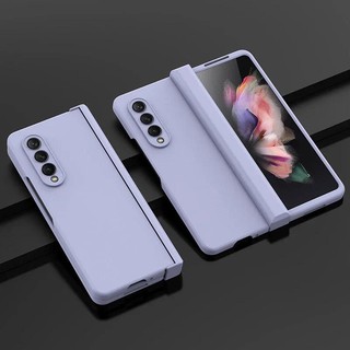 Ốp Điện Thoại Màu Kẹo Cho Samsung Galaxy Z Fold 7 6 5 4 3 5G Bản Lề Nhựa Ốp Lưng B03