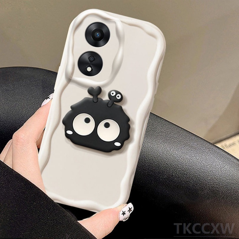 Ốp Điện Thoại Mềm Viền Cong Họa Tiết Đôi Mắt Hoạt Hình 3D Cho Realme GT2 GT5 GT3 GT Neo 2T 3 5 SE GT Neo Flash GT Master Edition
