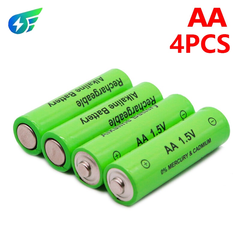 Pin Sạc Dự Phòng 1.5V AA / AAA 3000mAh Kèm 4 Pin Chất Lượng Cao ...