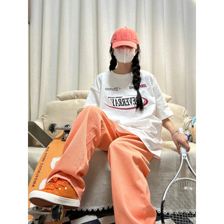 Áo Thun Cotton Tay Ngắn Cổ Tròn Phong Cách Hàn Quốc Mùa Hè Cho Nữ