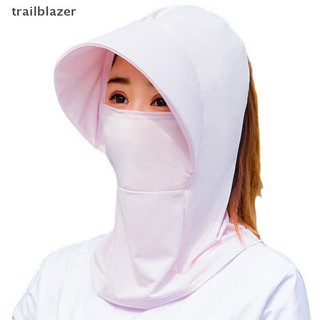Trailblazer Mùa Hè Băng Lụa Mũ Dành Cho Nữ Mũ Chống Nắng Với Thoáng Khí Suncreen Ngoài Trời Mũ Đi Biển Rộng Vành Chống Tia UV Sunhat Mới
