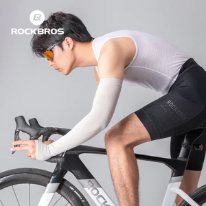 Rockbros Ice Arm Tay áo Chống tia cực tím Bảo vệ thoáng khí Co giãn Làm mát chặt chẽ Ice Silk Tay áo Thiết bị cưỡi ngựa thể thao Otudoor