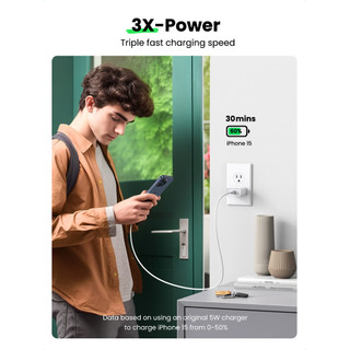 Củ sạc nhanh UGREEN PD QC 20W USB C kích thước nhỏ  CD137