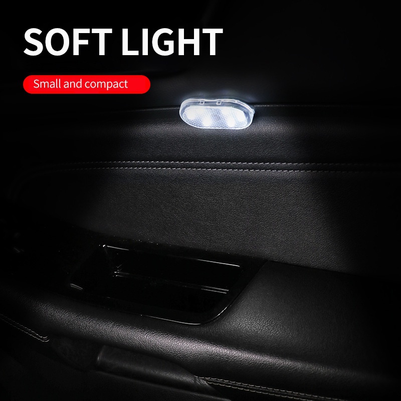 Đèn led mini Không Dây Điều Khiển Cảm Ứng Cho Hộp Tỳ Tay Xe Hơi