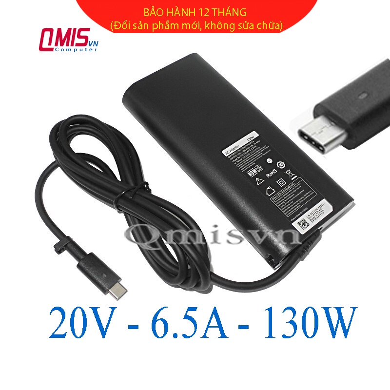 SẠC LAPTOP DELL 20V-3.25A  65W    USB-C  USB TYPE C Dành Cho Dell XPS 12 9250 9360 Latitude 12 7275 13 7370 5285 5290 I1988233486 - Foto 6