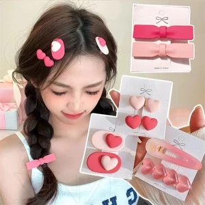 Kẹp Tóc Nhiều Kiểu Dáng - Kẹp Tóc Hình Trái Tim / Đôi Cánh Thiên Thần Nhỏ Thời Trang Hàn Quốc Ngọt Ngào Cho Nữ / Phụ Kiện Tóc Phổ Biến