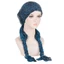 Mũ Turban CORALTIDE, Khăn trùm đầu mềm nhiều màu, Mũ quàng cổ điển dành cho nữ