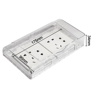 Hộp chống nước ổ cắm ARTISANU, Vỏ bảo vệ công tắc treo tường bằng nhựa, Nguồn cung cấp ổ cắm điện loại 86 Vỏ cắm điện tự dính Phòng tắm
