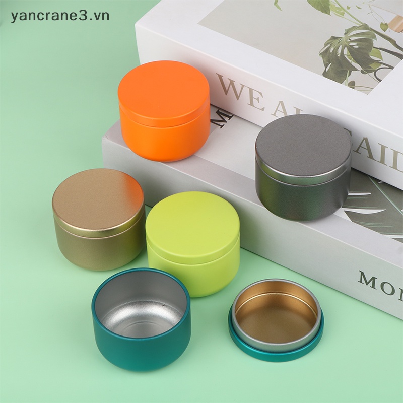 Hộp thiếc 5,4cm dùng cho trà / đường / cà phê tiện lợi {yancrane3.vn}
