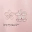 Set 10 Hạt Cườm acrylic Hình Hoa 29mm Dùng Làm Trang Sức / Điện Thoại diy