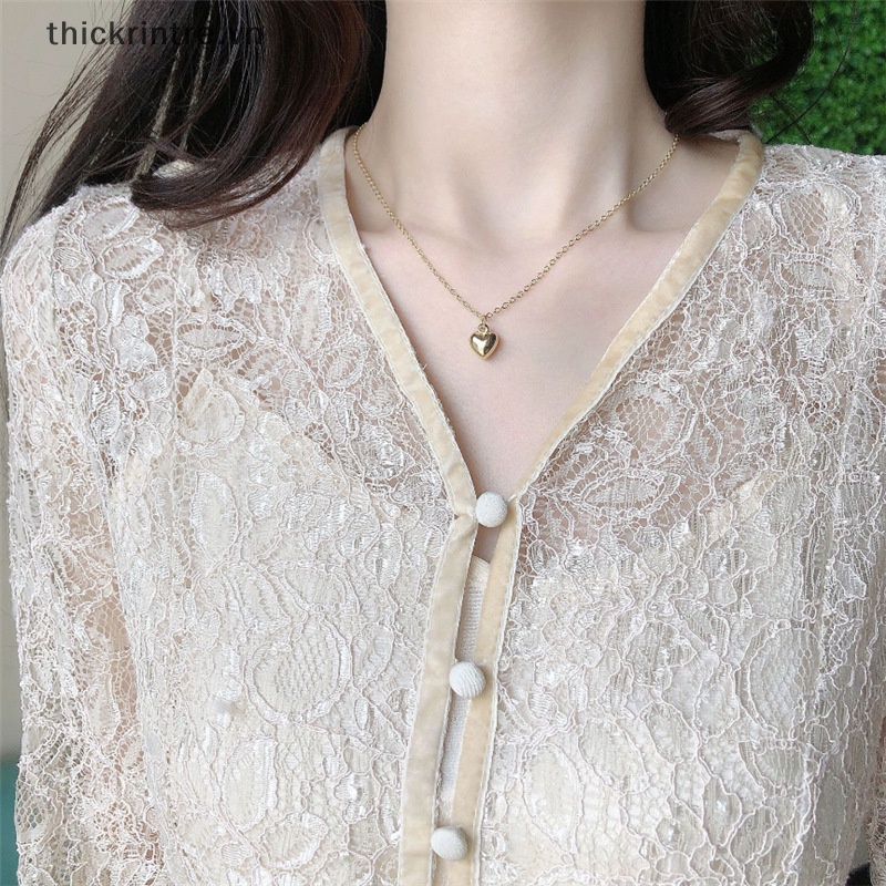 Vòng cổ Hình Trái Tim Thời Trang Hàn Quốc
