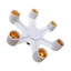 Star E27 Đế Ổ Cắm Bộ Chia E27 Đến E27 Bóng Đèn LED Giá Đỡ 2in1 3in1 4in1 5in1 6in1 7in1 Ổ Cắm Đèn Bóng Đèn Thích Ứng