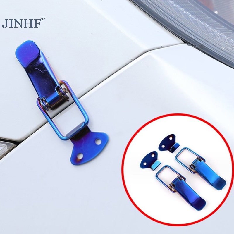 Jinhf Set 2 Kẹp Khóa Thanh Cản Xe Hơi Tháo Lắp Nhanh Tiện Lợi