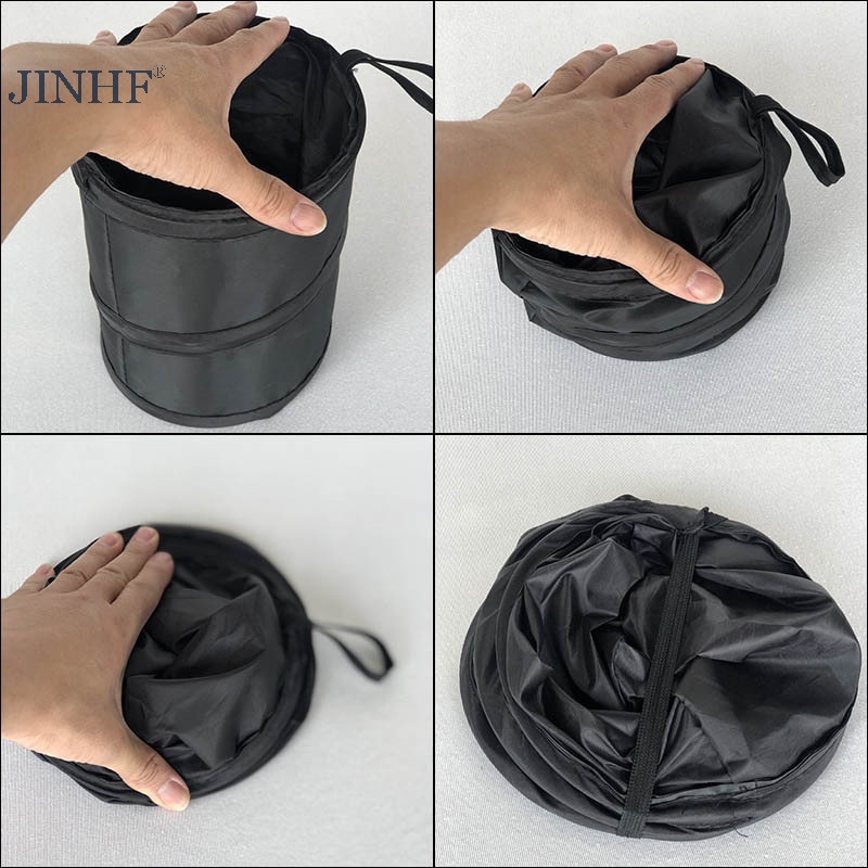 Thùng rác xe hơi JINHF bằng vải oxford chất lượng cao xếp gọn tiện dụng