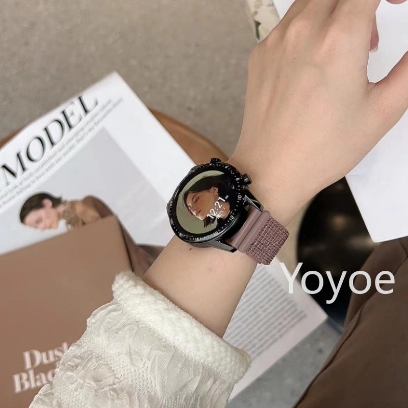 HUAWEI Dây Đeo nylon Cho Đồng Hồ Thông Minh samsung galaxy watch 6 4 classic 5 pro 45mm 47mm 43mm 44mm gt 2e 3 22mm 20mm