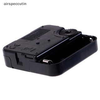 Airspecutin HQ3268 Giây Chuyển động Đồng hồ treo tường Đồng hồ chuyển động Cơ chế đồng hồ màu đen EN