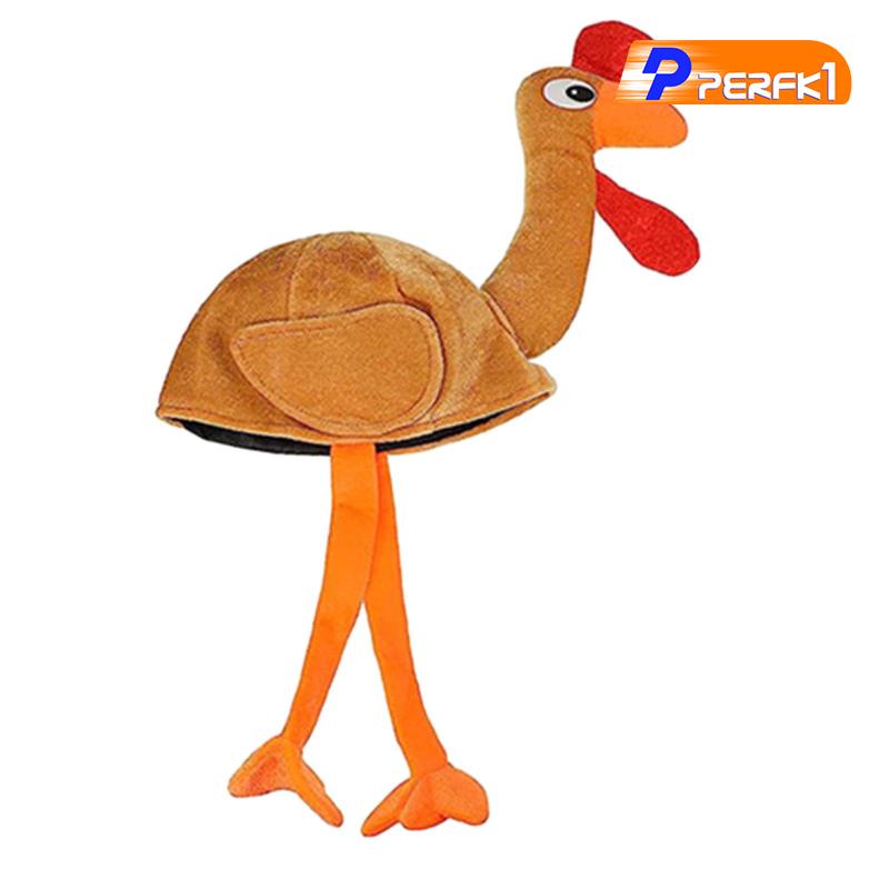 Thổ Nhĩ Kỳ Gobbler Mũ Mũ Thổ Nhĩ Kỳ Trot Mũ Đạo Cụ Ảnh Mũ Gà Cho Xmas Lễ Tạ Ơn Cosplay Halloween Trang Phục