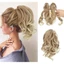 IAPPORTUNIA Messy Bun Hair Piece, Kẹp tổng hợp trên tóc Bun Clip, Phần mở rộng trang trí tóc Tóc Bun Hair Look Natural False Hairpieces Girl