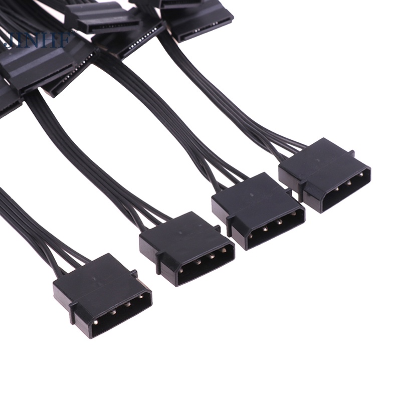 Cáp Chia Ổ Cứng sata 4pin 1 male Sang 3 / 4 / 5 / 6 female