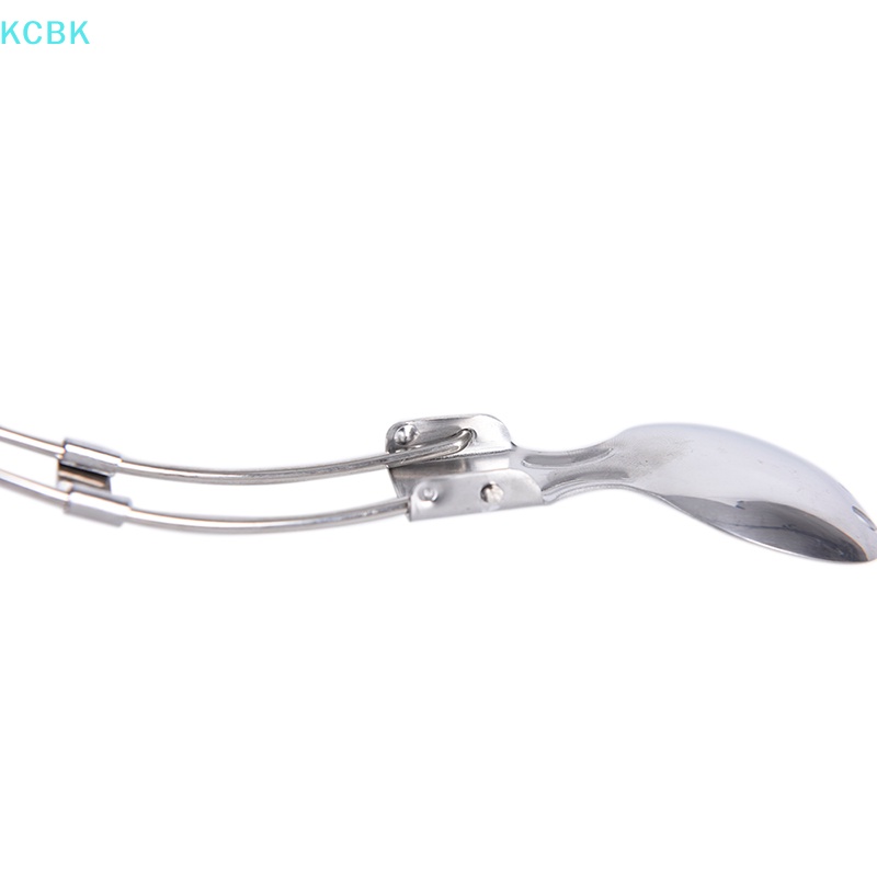 Bộ Dụng Cụ Ăn Uống Gồm Thìa / Nĩa Gấp Gọn Tiện Dụng Cho Dã Ngoại [bk] [bk]