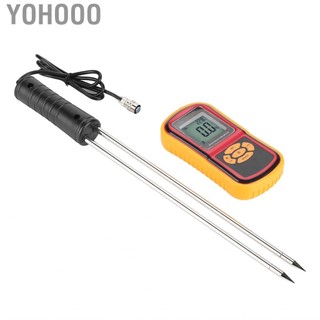 Yohooo Máy đo độ ẩm Máy đo nhiệt độ hạt LCD kỹ thuật số cầm tay GM640 dành cho