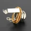 ZENZON 10 Chiếc Đàn Guitar Điện Đầu Vào Jack, Cắm Ổ Cắm Kim Loại Đàn Guitar Mono Jack Ổ Cắm, Máy Giặt 1 / 4 "(6.35mm) Lỗ Kết Nối Nữ Guitar Pickup Jack Đầu Ra Âm Thanh