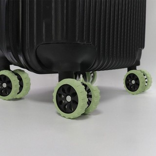 FEASTLY 8 Cái / bộ Hành Lý Du Lịch Bánh Xe, Phụ Kiện Vali Trục Silicon Vali Bánh Xe Bảo Vệ, Giảm Bánh Xe Với Âm Thanh Im Lặng Xe Đẩy Hộp Bánh Bao