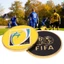 Trọng tài bóng đá Flip Coin Pick Side Soccer Flip Coin Hợp kim Soccer Toss Coin