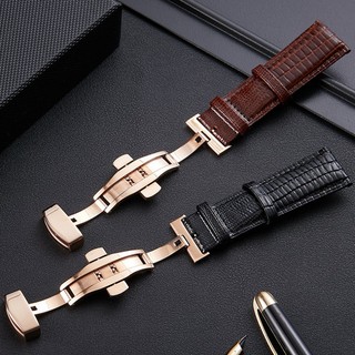 Dây Đeo Đồng Hồ Bằng Da Cá Sấu 16mm 18mm 20mm 22mm