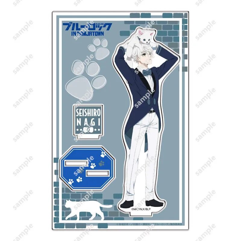 Mô hình Standee BLUE LOCK gh Doll Chigiri Hyoma Kira Ryosuke vx Phụ kiện trang trí để bàn góc học tập