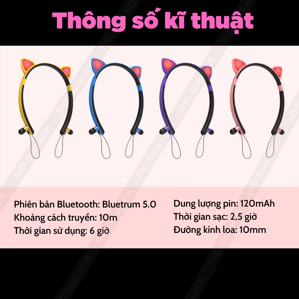 Tai nghe bluetooth ZW-29 phát sáng led tích hợp từ tính chống nước âm thanh vượt trội siêu hay