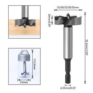 Mũi Khoan Gỗ 15mm 20mm 25mm 3 Làm Sạch Tiện Dụng