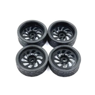 Nâng cấp kim loại Hai rộng và hai hẹp 26,5mm Đường kính ngoài Bánh xe đua cho WLtoys KYOSHO Mosquito Car 1 / 28 RC Phụ tùng xe hơi