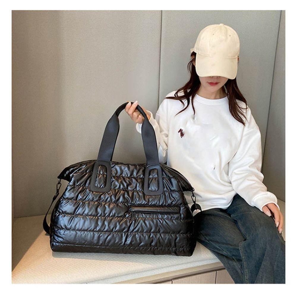 Gói Duffle WOAY, Túi xách chống nước có thể mở rộng, Tách ướt và khô có thể gập lại Túi Tote nhiều túi du lịch