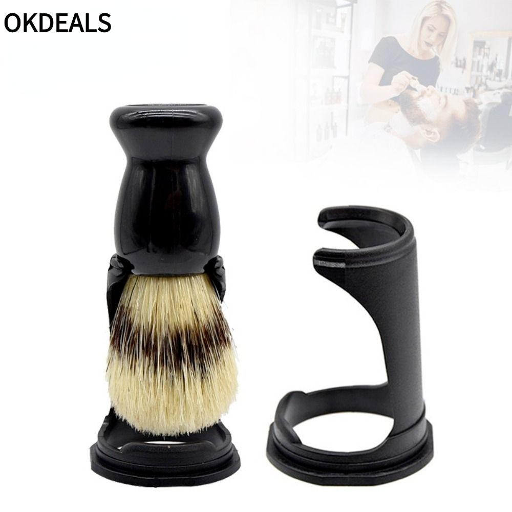 Bộ giá đỡ bàn chải cạo râu OKDEALS, Bộ dụng cụ cạo râu Acrylic, Bộ dụng ...