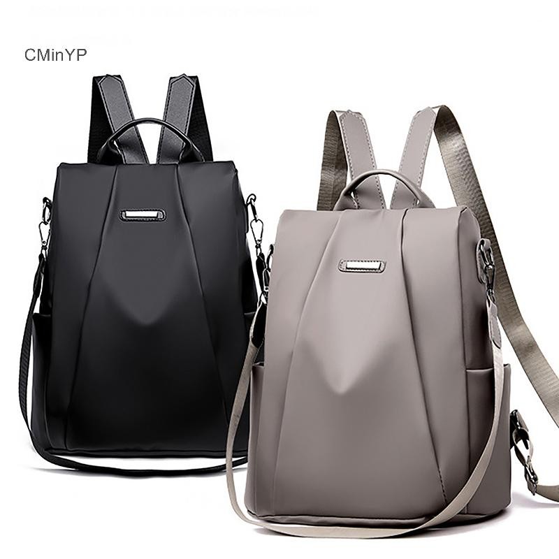 Cminyp Balo Công sở Choice hàn quốc dễ thươn Mới Chống Trộm Ba Lô Nữ Ba Lô Du Lịch Đa Năng Ba Lô Thời Trang Có Thể Tháo Rời Dây Đeo Vai Túi Đeo Vai Vinh Quang