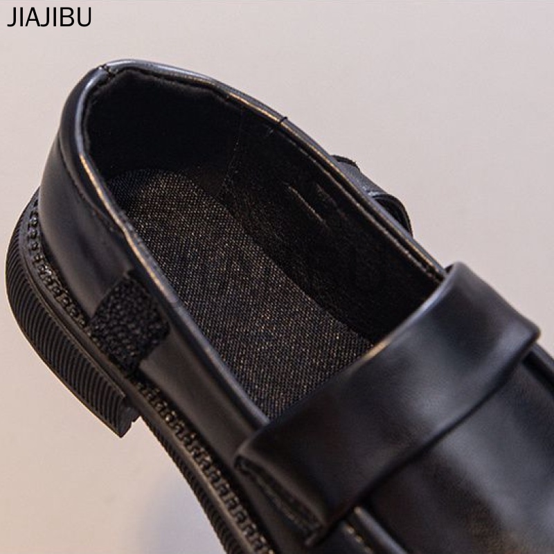 Giày Trẻ Em Từ 3-12 Tuổi Korean Girl Platform Mary Jane Shoes Non-slip Soft-soled Peas Shoes Cute Girls Small Leather Shoes Fashion Kids Shoes Children's Doll Shoes Giày Đồng Phục Học Sinh Tiểu Học Giày Khiêu Vũ Bé Gái Giày Đi Học Giày Đế Bệt Trẻ Em
