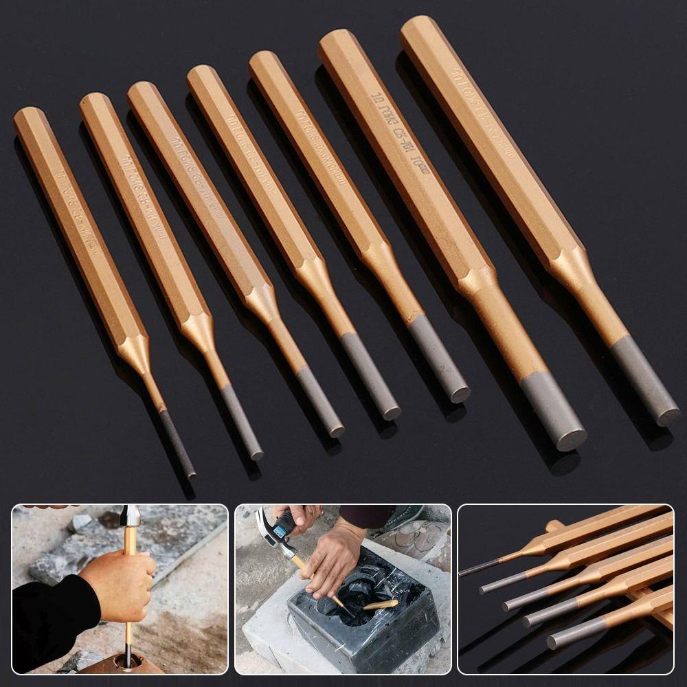 Đục đục lỗ YMIFI, Xi lanh 3 ~ 10mm Xi lanh Drift Pin, Thép Carbon bền bỉ Mũi khoan tác động Công nghiệp Fitter