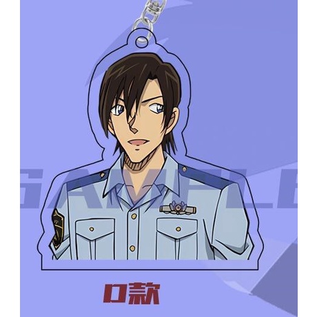 Móc khóa Thám Tử lừng danh conan Detective Conan Wild Police Story Anime Keychain Matsuda Jinpei Furuya Rei Acrylic