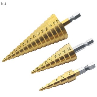 Mũi Khoan Lỗ Hình Nón Lớn Bằng Thép Titan 4-12 / 20 / 32mm