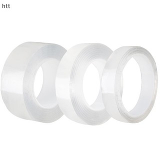 Mới 1 / 2 / 3 / 5M Băng keo hai mặt trong suốt có thể tái sử dụng Băng dính chống thấm nước đang giảm giá