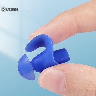 Kuzhen Bộ Nút Bịt Tai Bằng Silicon Dẻo Chống Thấm Nước Kết Cấu Siêu Bền Dùng Khi Bơi Lội