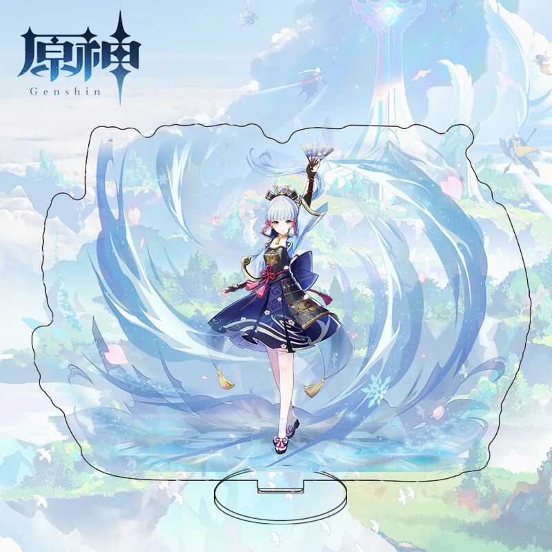 Mô hình Standee Cool Anime Figure Genshin Impact Xiao Hutao Kazuha Kunikuzushi Acrylic in hình nhân vật