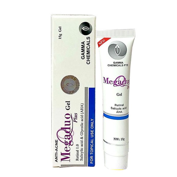 Megaduo  Gel giảm mụn ẩn, giảm thâm Megaduo Gel bản thường AHA và bản Plus Retinal!!!