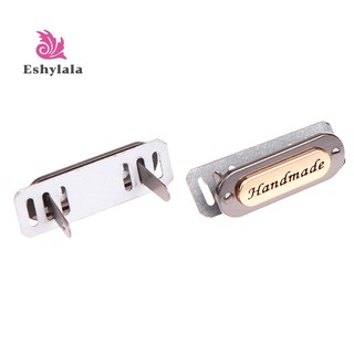2 Chiếc Handmade Kim Loại Nhãn Thẻ Hình Bầu Dục Cho Quần Áo Quần Jean Giày Túi Đồ Trang Trí DIY [MỚI]